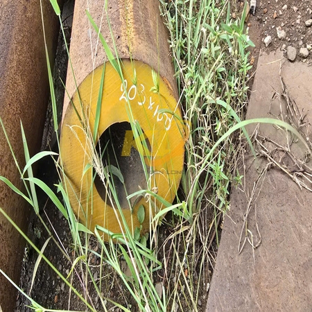 THÉP ỐNG ĐÚC PHI 203 LỖ 100MM/ ỐNG THÉP D203 DÀY 51.5MM